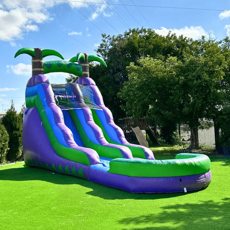 Purple Tropical Waterslide - 16 ft