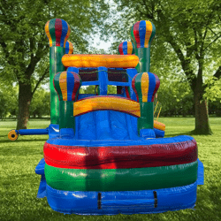 XL Hot Air Balloon Bouncehouse/Slide Combo Unit