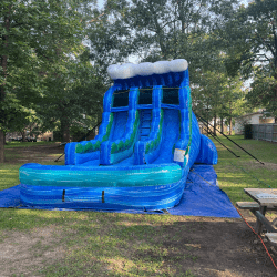 2 1748633672 Tropical Wave Dual Lane Waterslide - 15 ft